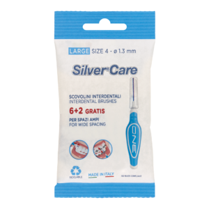 Silver Care – Interdental Brushes Large (Size 4 – 1.3 mm)